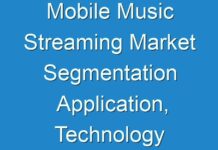 Mobile Music Streaming Market Segmentation Application, Technology and Market Analysis Research Report To 2030