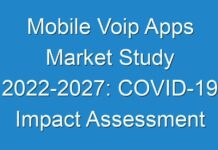 Mobile Voip Apps Market Study 2024-2027: COVID-19 Impact Assessment on Revenues