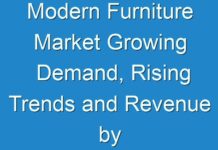 Modern Furniture Market Growing Demand, Rising Trends and Revenue by Region 2024-2030