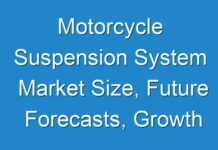 Motorcycle Suspension System Market Size, Future Forecasts, Growth Rate, And Industry Analysis To 2026