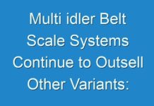 Multi idler Belt Scale Systems Continue to Outsell Other Variants: New Study