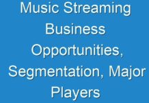 Music Streaming Business Opportunities, Segmentation, Major Players & Geographical Analysis, 2030