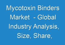 Mycotoxin Binders Market – Global Industry Analysis, Size, Share, Growth, Trends, Historical Analysis 2013-2017 and Forecast 2018 – 2026