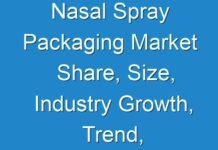 Nasal Spray Packaging Market Share, Size, Industry Growth, Trend, Business Opportunities, Challenges, Drivers and Restraint Research Report by 2027