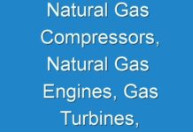 Natural Gas Compressors, Natural Gas Engines, Gas Turbines, Centrifugal Gas Compressors Market