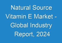 Natural Source Vitamin E Market – Global Industry Report, 2024