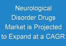 Neurological Disorder Drugs Market is Projected to Expand at a CAGR of ~5% from 2019 to 2027
