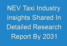 NEV Taxi Industry Insights Shared In Detailed Research Report By 2031