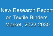 New Research Report on Textile Binders Market, 2024-2030