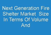 Next Generation Fire Shelter Market Size In Terms Of Volume And Value 2019 – 2027