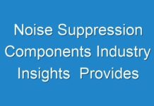 Noise Suppression Components Industry Insights Provides Comprehensive Understanding Of The Market With The Help Of Informed 2017 – 2025