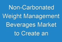 Non-Carbonated Weight Management Beverages Market to Create an Opportunity of US$ 25,000 million by 2027