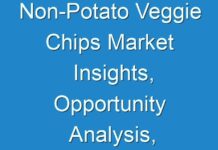 Non-Potato Veggie Chips Market Insights, Opportunity Analysis, Industry Shares And Forecast 2018-2028
