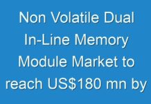 Non Volatile Dual In-Line Memory Module Market to reach US$180 mn by 2027; COVID-19 Pandemic Set to Drop Sales