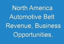 North America Automotive Belt Revenue, Business Opportunities, Current Trends, Market Challenges & Global Industry Analysis & Forecast by 2030