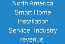 North America Smart Home Installation Service Industry revenue Industry Insights, Outlook and Forecast upto 2019 – 2027