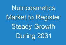 Nutricosmetics Market to Register Steady Growth During 2031