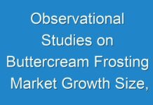 Observational Studies on Buttercream Frosting Market Growth Size, COVID19 Impact , Business Opportunity and Top Trends