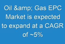 Oil & Gas EPC Market is expected to expand at a CAGR of ~5%