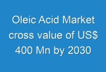 Oleic Acid Market cross value of US$ 400 Mn by 2030