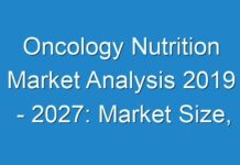 Oncology Nutrition Market Analysis 2019 – 2027: Market Size, Opportunities And Forecast