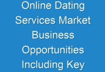 Online Dating Services Market Business Opportunities Including Key Players, Regions, Applications
