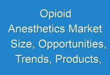 Opioid Anesthetics Market Size, Opportunities, Trends, Products, Revenue Analysis, For 2027