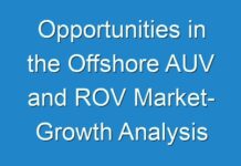 Opportunities in the Offshore AUV and ROV Market- Growth Analysis with Potential Impact of COVID19, Top Trends and Future Scenario