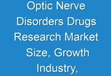Optic Nerve Disorders Drugs Research Market Size, Growth Industry, Technology Insights Value, and Competitive Landscape forecast year 2030