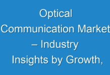 Optical Communication Market – Industry Insights by Growth, Emerging Trends and Forecast By 2030