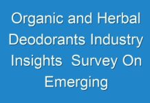 Organic and Herbal Deodorants Industry Insights Survey On Emerging Opportunities 2019 – 2027