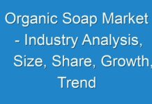 Organic Soap Market – Industry Analysis, Size, Share, Growth, Trend And Forecast