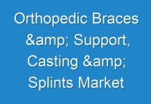Orthopedic Braces & Support, Casting & Splints Market expanding at a CAGR of 6.4% during 2016 and 2024