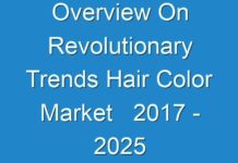 Overview On Revolutionary Trends Hair Color Market 2017 – 2025
