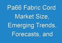 Pa66 Fabric Cord Market Size, Emerging Trends, Forecasts, and Analysis 2024-2030