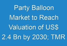 Party Balloon Market to Reach Valuation of US$ 2.4 Bn by 2030; TMR Analyzes Impact of COVID-19 on Market