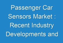 Passenger Car Sensors Market : Recent Industry Developments and Growth Strategies Adopted by Players