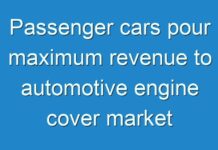 Passenger cars pour maximum revenue to automotive engine cover market and grows at higher rate of CAGR 3.5%