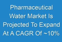 Pharmaceutical Water Market Is Projected To Expand At A CAGR Of ~10% From 2024 To 2030