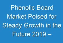 Phenolic Board Market Poised for Steady Growth in the Future 2019 – 2028