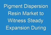 Pigment Dispersion Resin Market to Witness Steady Expansion During 2030