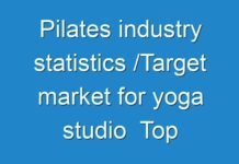 Pilates industry statistics /Target market for yoga studio Top Scenario, SWOT Analysis, Business Overview & Forecast 2019 – 2027
