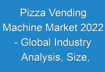Pizza Vending Machine Market 2024 – Global Industry Analysis, Size, Share, Growth, Trends, and Forecast 2019 – 2027