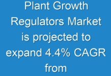 Plant Growth Regulators Market is projected to expand 4.4% CAGR from 2018 to 2027