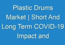 Plastic Drums Market | Short And Long Term COVID-19 Impact and Recovery Analysis 2024-2027