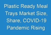 Plastic Ready Meal Trays Market Size, Share, COVID-19 Pandemic Rising Demand and Worldwide Key Competitors Growth Report 2024 – 2027
