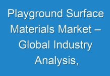 Playground Surface Materials Market – Global Industry Analysis, Size, Share, Trends, Growth, and Forecasts, 2024 – 2030