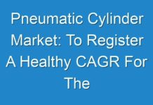 Pneumatic Cylinder Market: To Register A Healthy CAGR For The Forecast Period 2019 – 2027