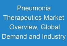 Pneumonia Therapeutics Market Overview, Global Demand and Industry Outlook 2017-2025