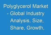 Polyglycerol Market – Global Industry Analysis, Size, Share, Growth, Trends, and Forecast 2017 – 2025